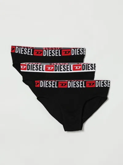 Diesel Confezione Da Tre Slip In Black