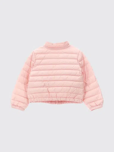 Moncler Lans Down Jacket In Pink