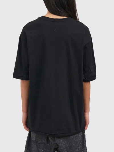 Thom Krom T-shirt Con Stampa In Black