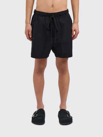 Thom Krom Elasticated Drawstring Shorts In Black