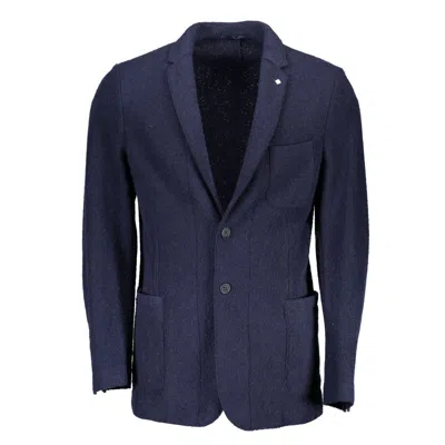 Gant Patch-pockets Blazer In Blue