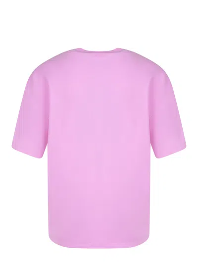 Msgm T-shirt In Purple