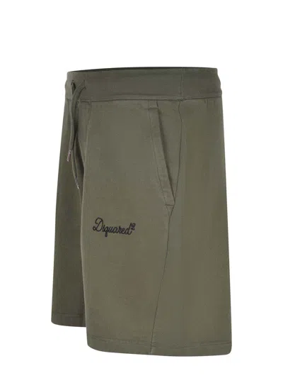 Dsquared2 Bermuda Shorts In Green