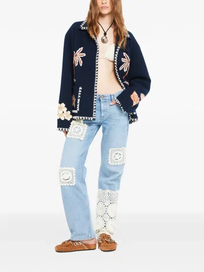 Alanui Remember Me Jacket In Blue