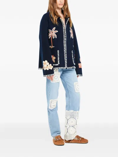 Alanui Remember Me Jacket In Blue