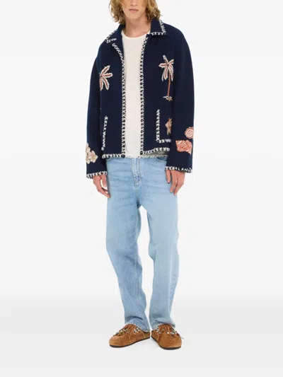 Alanui Remember Me Jacket In Blue