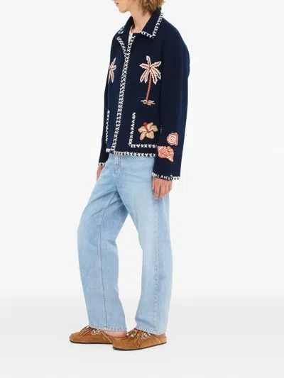 Alanui Remember Me Jacket In Blue