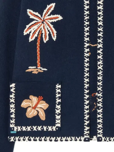 Alanui Remember Me Jacket In Blue