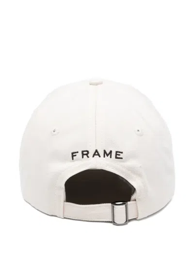 Frame Ritz Unisex Cotton Hat In White