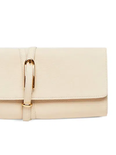 Liffner Rectangular Strap Clutch Bag In Neutral