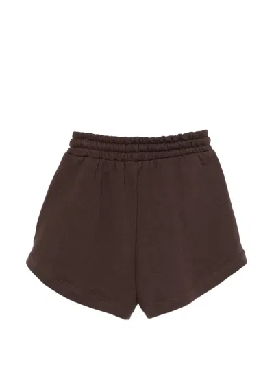 Msgm Drawstring Shorts In Brown