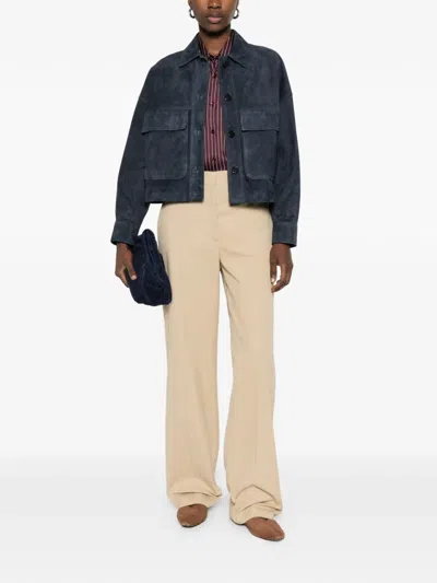 贴袋纽扣开合夹克