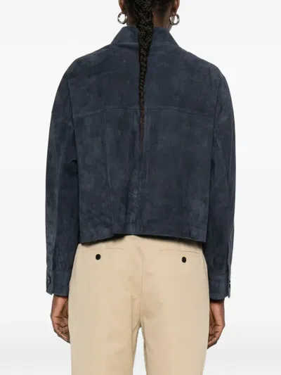 贴袋纽扣开合夹克