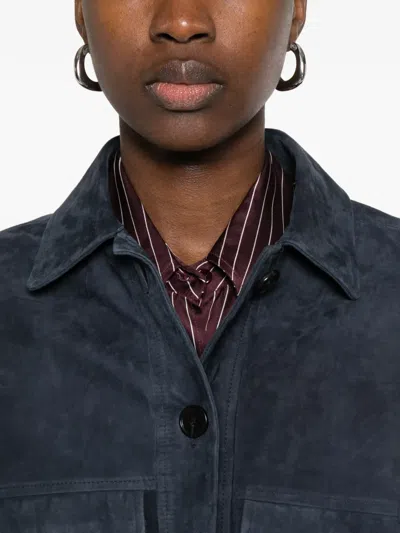 贴袋纽扣开合夹克