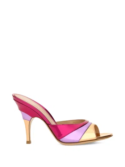 Gianvito Rossi Marea 95 Mules In Multi
