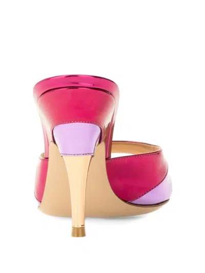 Gianvito Rossi Marea 95 Mules In Multi