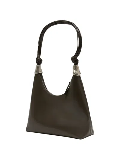 Staud Cuff One-handle Shoulder Bag In Brown