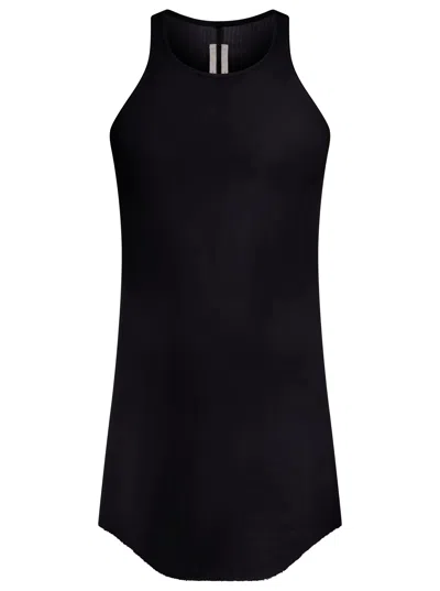 Rick Owens Basic Rib Tank Top M In Blue