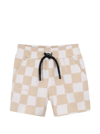 Marc Jacobs Checkerboard Label-patch Tracksuit Set In Neutral