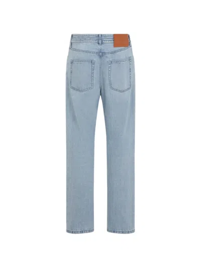 Jil Sander Panelled Jeans In Blue