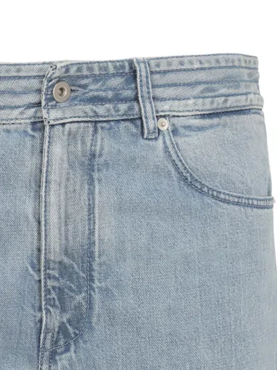 Jil Sander Panelled Jeans In Blue