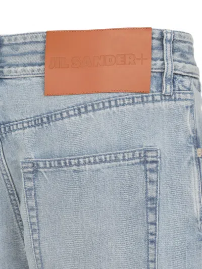 Jil Sander Panelled Jeans In Blue