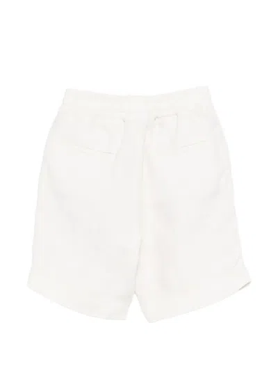 Brunello Cucinelli Drawstring Elasticated Shorts In Neutral