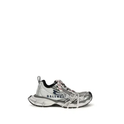 Balenciaga 3xl Split Logo Nylon And Mesh Sneakers In Multi