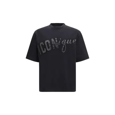Dsquared2 Men Iconique T-shirt In Black