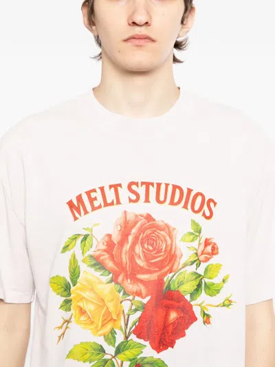 Melt Floral Print T-shirt In Pattern