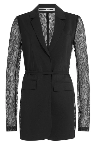 Mcq By Alexander Mcqueen Blazer With Lace Sleeves