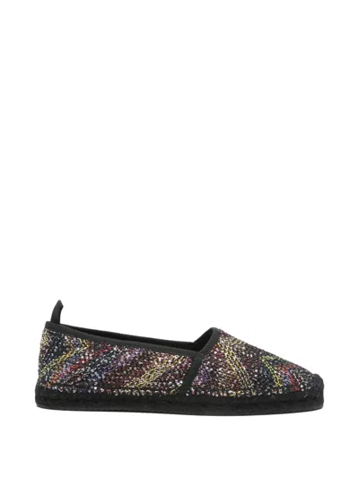 Missoni Elle Sequined Espadrilles In Multi