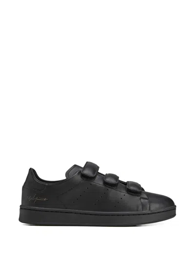 Y-3 Stan Smith Hook-and-loop Sneakers In Black