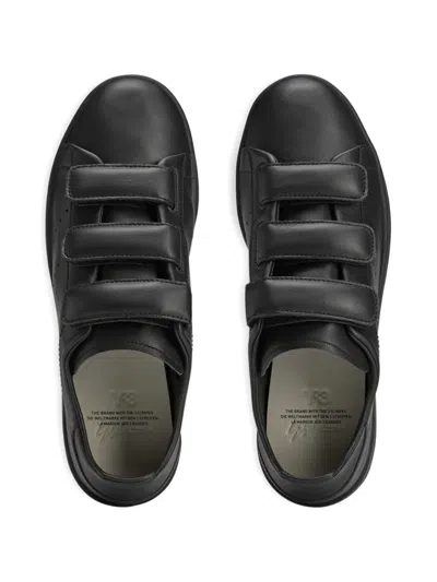 Y-3 Stan Smith Hook-and-loop Sneakers In Black