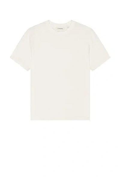 Frame Light Cotton Tee In White