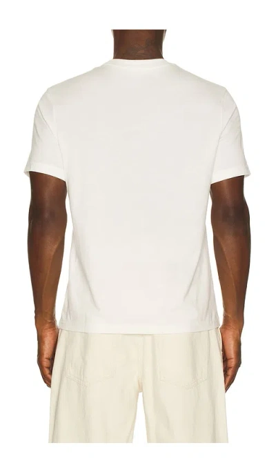 Frame Light Cotton Tee In White