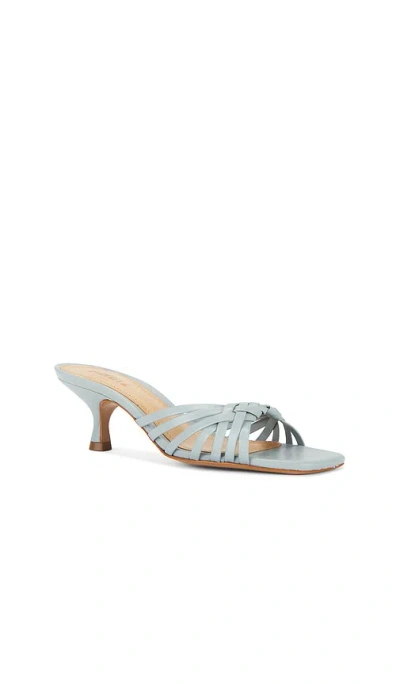 Schutz Tara Mule Mid In Blue
