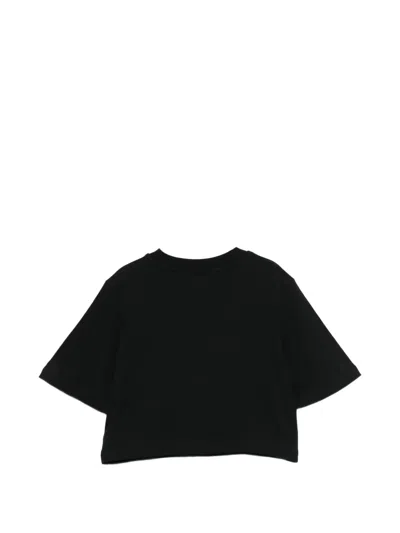 Msgm Logo T-shirt In Black