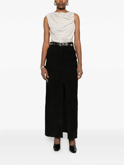 Entire Studios Drape Gathered Top In Neutral