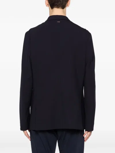 Herno Single-breasted Jacket In Black