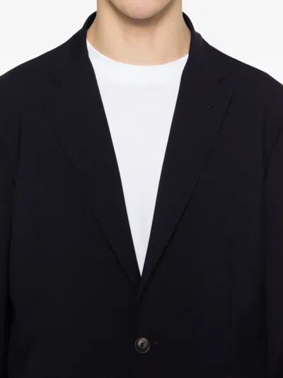 Herno Single-breasted Jacket In Black