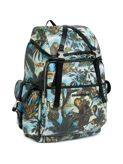 Dsquared2 Monkey Business Backpack In Animal Print