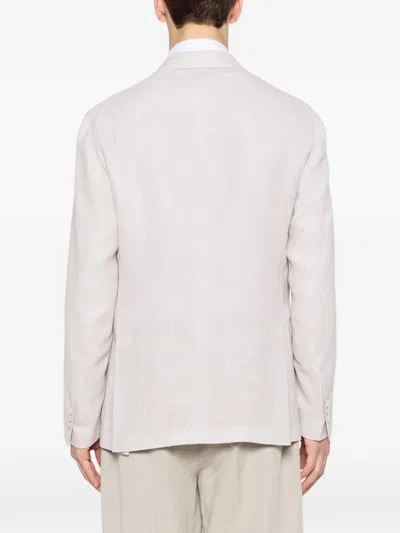 Lardini Patch-pocket Blazer In Pink