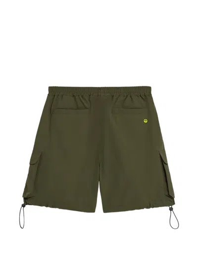 Barrow Cargo Drawstring Shorts In Green