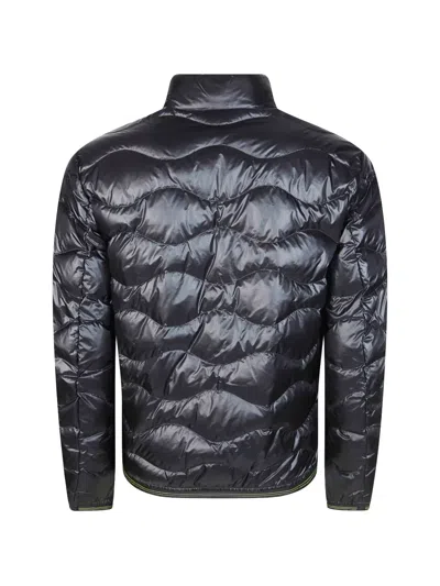 Blauer Classic Quilted Jacket For Men In Black