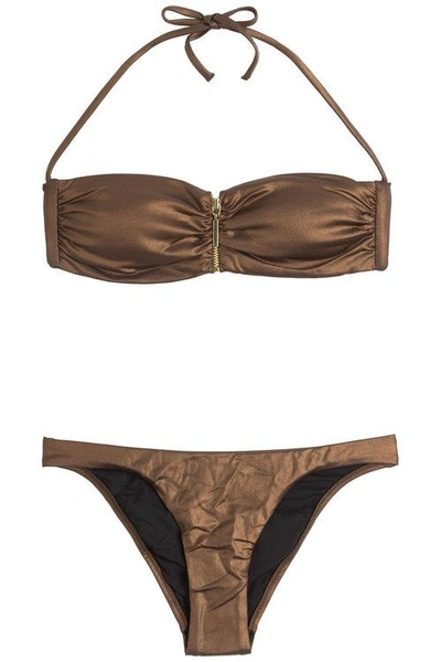 Melissa Odabash Sumatra Bikini In Brown