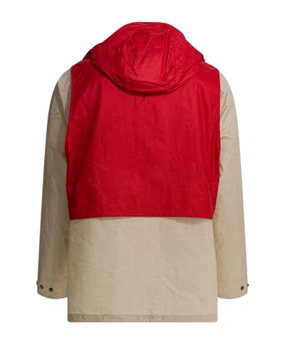 Barbour Contrast Panel Hooded Jacket In Multi