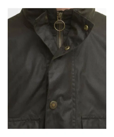 Barbour Field Snap-front Jacket In Blue