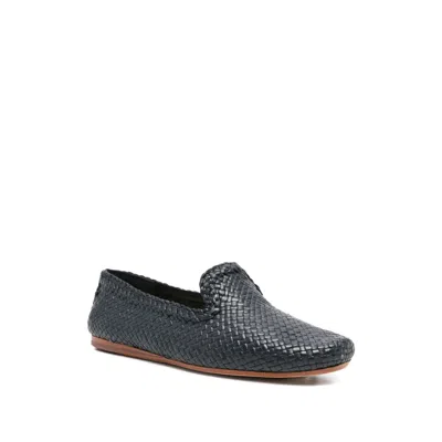 Dragon Diffusion Woven Loafers In Blue