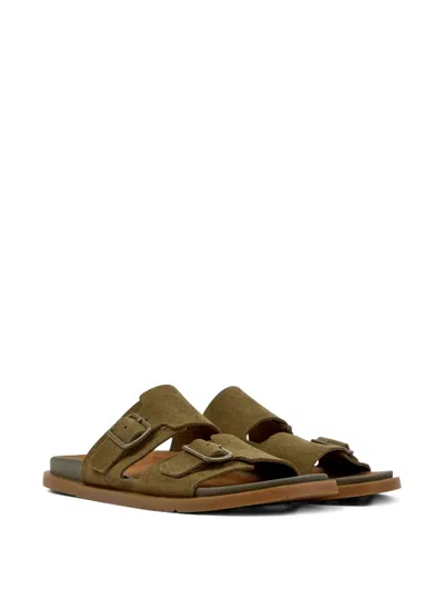 Camper Buckle Strap Sandals In Multi